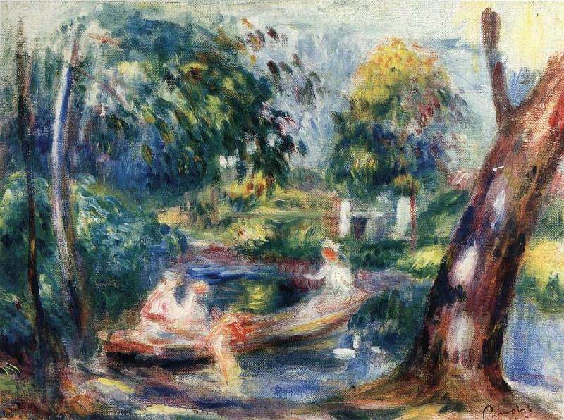 Pierre Renoir Landscape with River Germany oil painting art